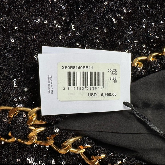 Balmain sequin mini dress. Fr size 40 NWT - Picture 5 of 7